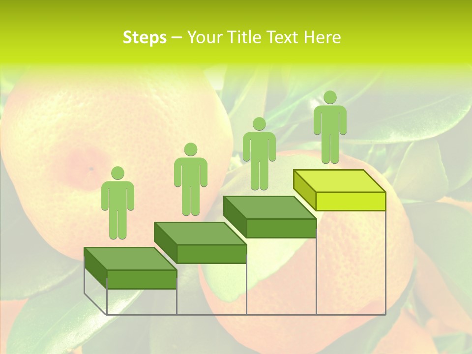 Nature Tangerine Fruit PowerPoint Template