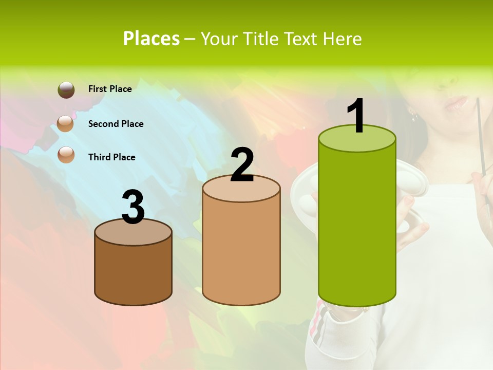 Hobby Paint Abstract PowerPoint Template