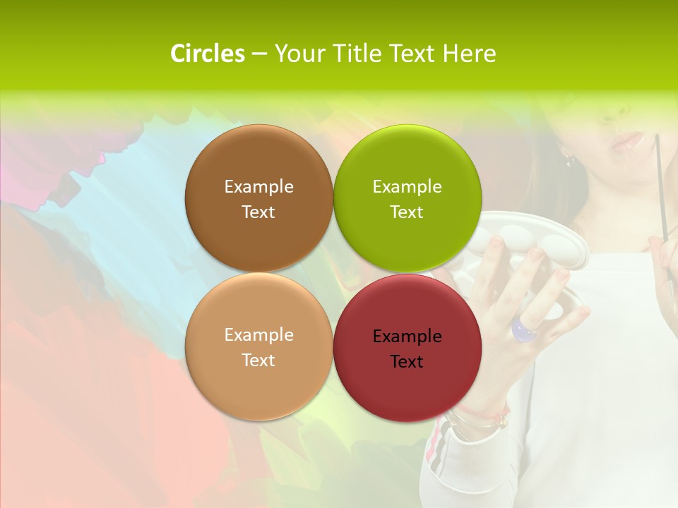 Hobby Paint Abstract PowerPoint Template
