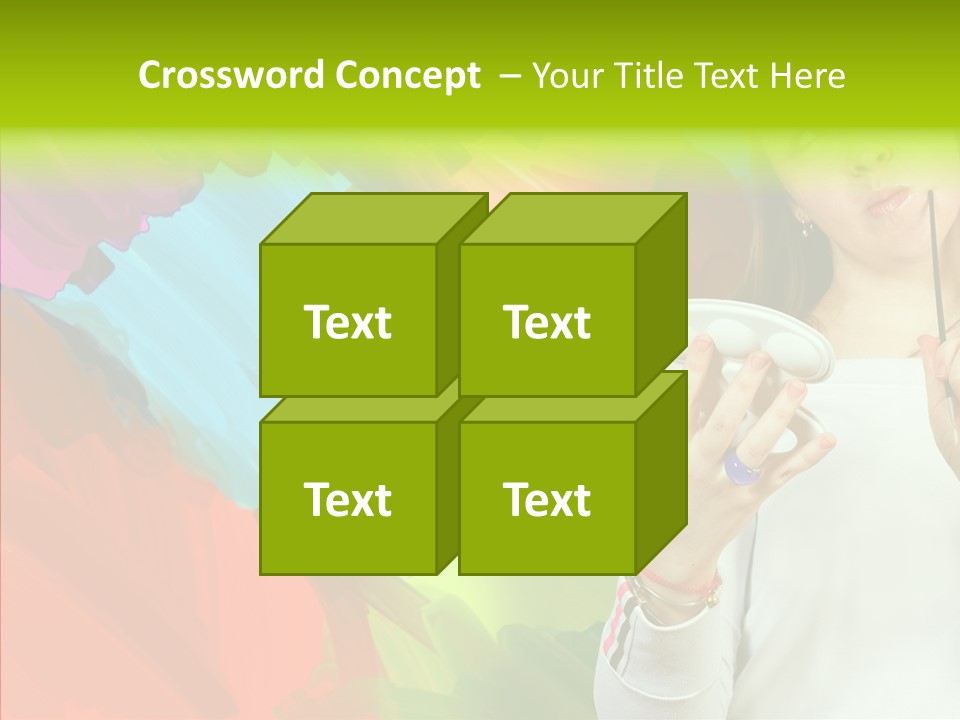 Hobby Paint Abstract PowerPoint Template