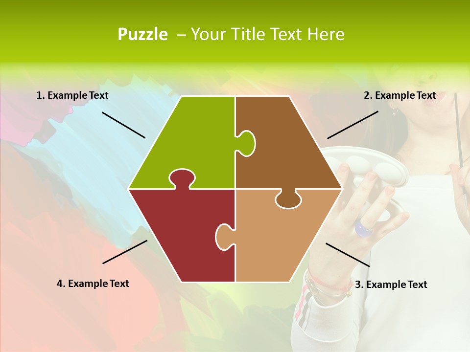Hobby Paint Abstract PowerPoint Template