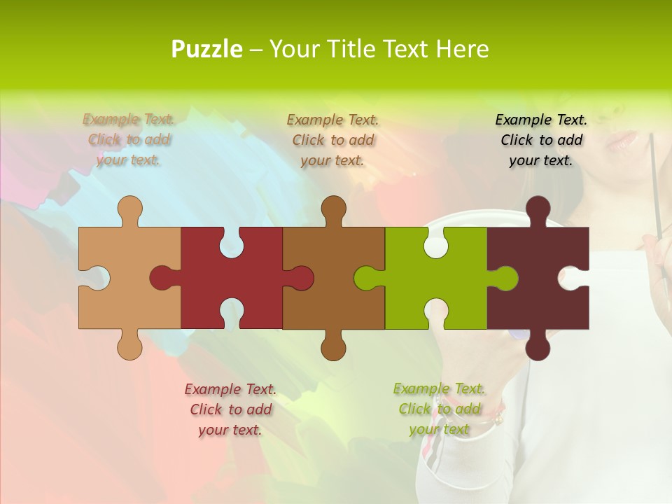 Hobby Paint Abstract PowerPoint Template