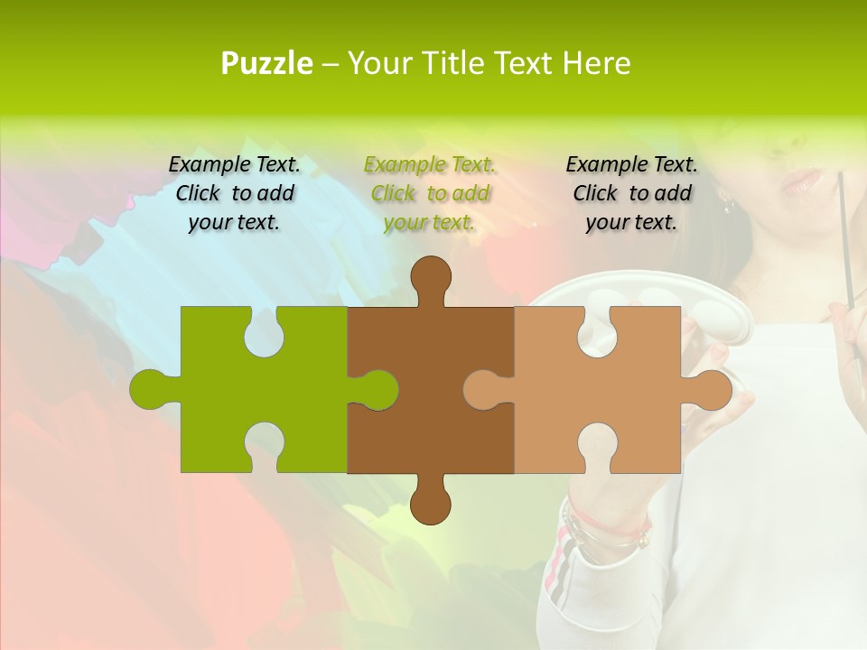 Hobby Paint Abstract PowerPoint Template