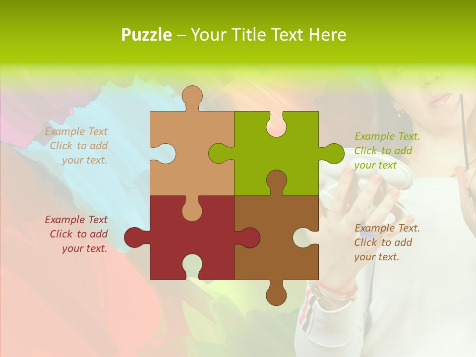 Hobby Paint Abstract PowerPoint Template