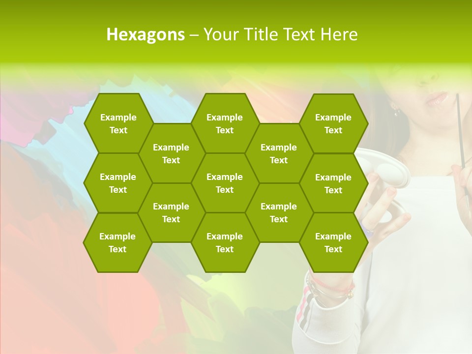 Hobby Paint Abstract PowerPoint Template