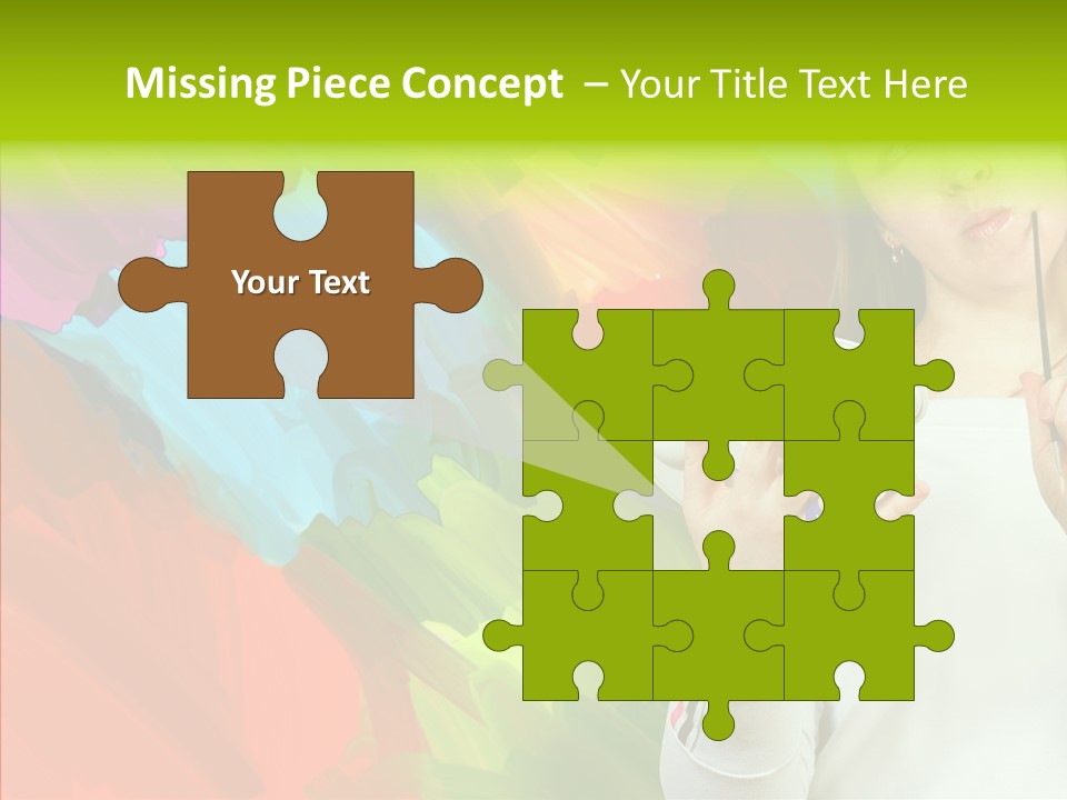 Hobby Paint Abstract PowerPoint Template