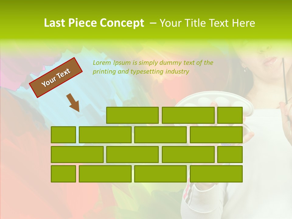 Hobby Paint Abstract PowerPoint Template