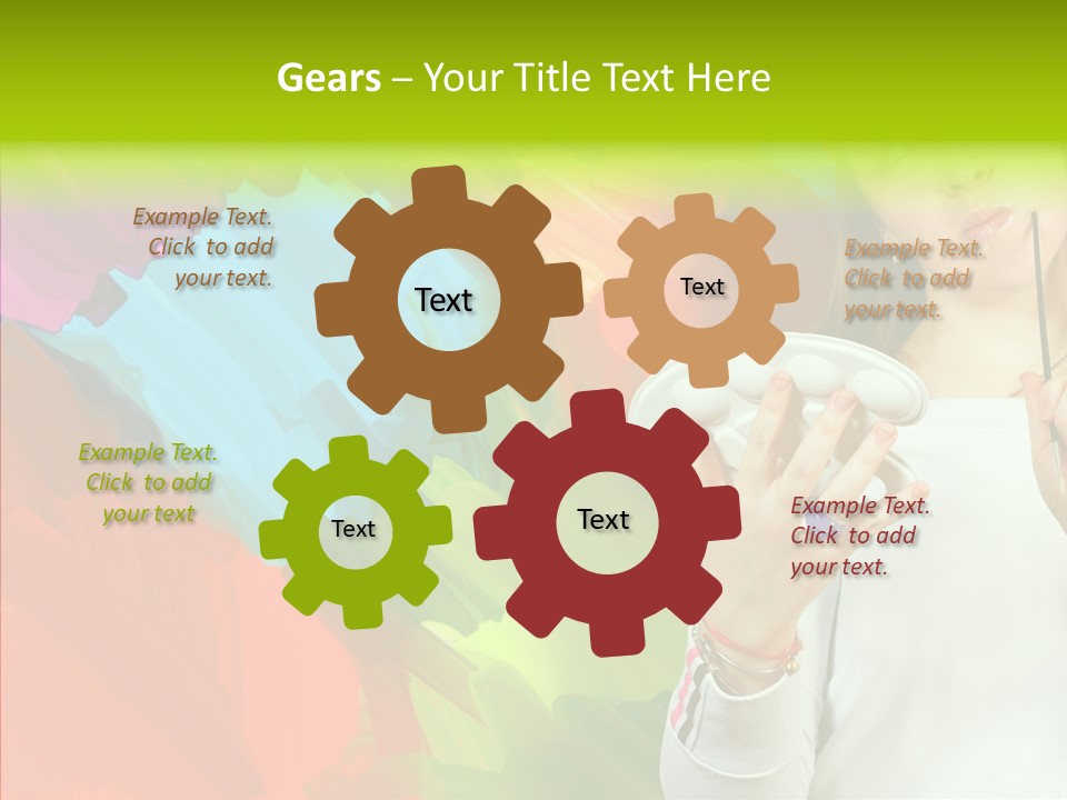 Hobby Paint Abstract PowerPoint Template