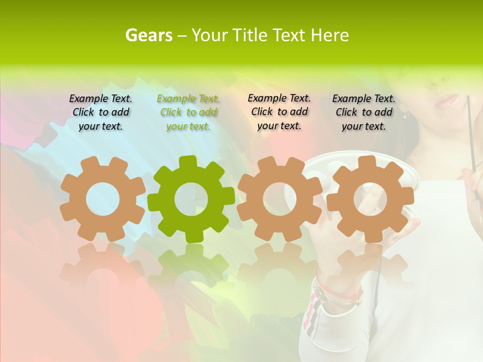 Hobby Paint Abstract PowerPoint Template