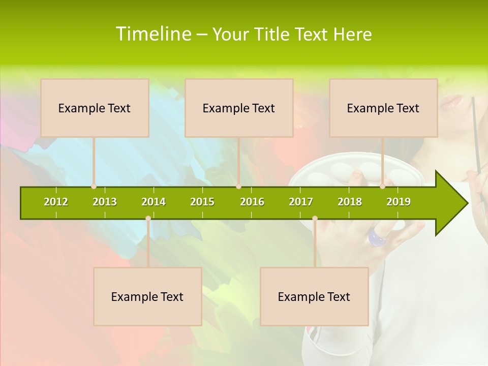 Hobby Paint Abstract PowerPoint Template