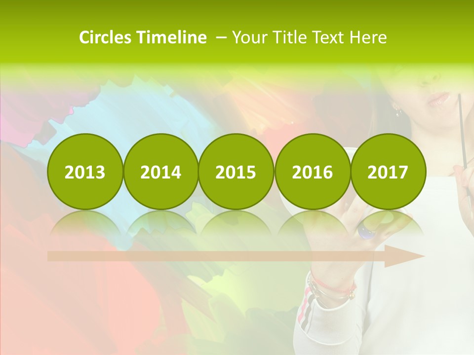 Hobby Paint Abstract PowerPoint Template