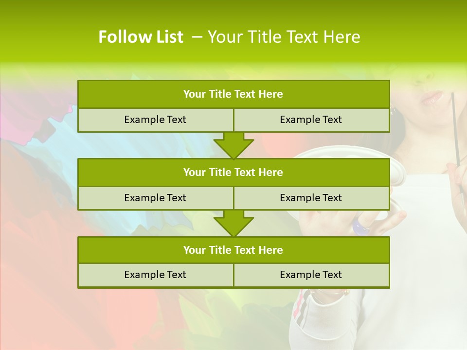 Hobby Paint Abstract PowerPoint Template