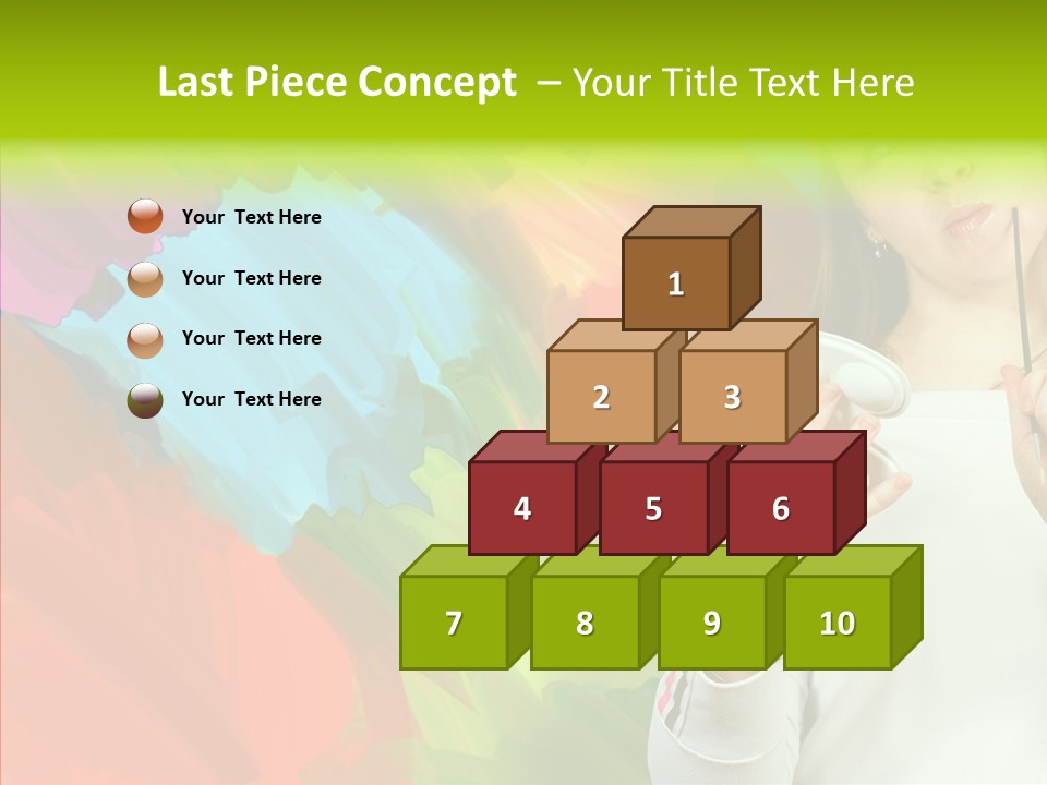 Hobby Paint Abstract PowerPoint Template