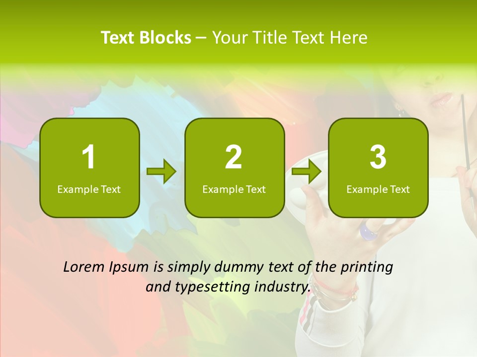 Hobby Paint Abstract PowerPoint Template