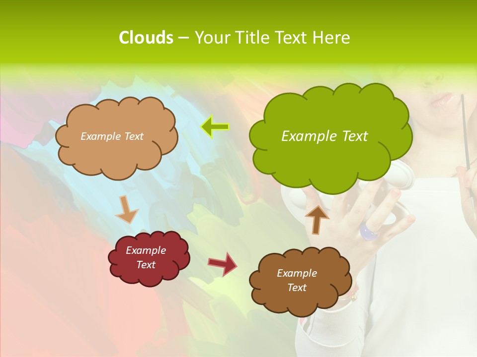 Hobby Paint Abstract PowerPoint Template