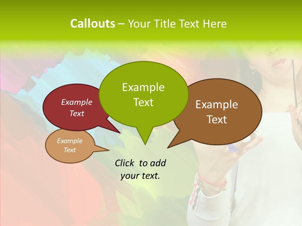 Hobby Paint Abstract PowerPoint Template