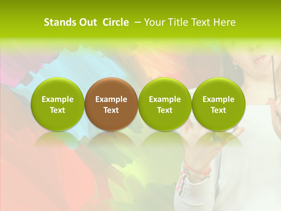 Hobby Paint Abstract PowerPoint Template