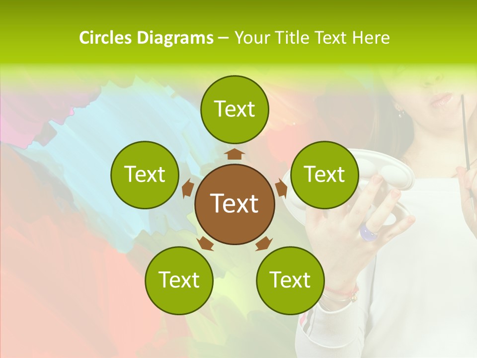 Hobby Paint Abstract PowerPoint Template