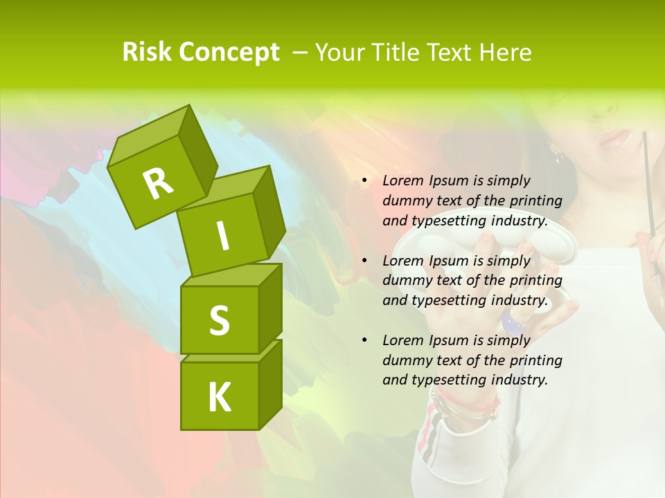 Hobby Paint Abstract PowerPoint Template