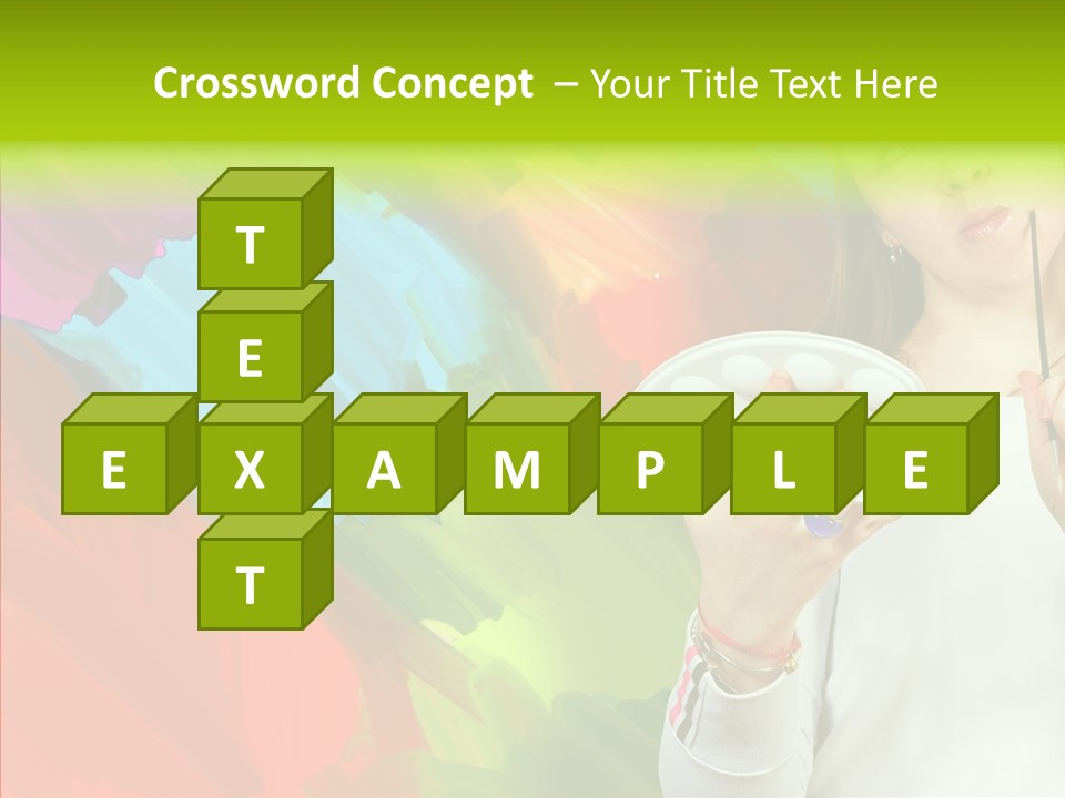 Hobby Paint Abstract PowerPoint Template