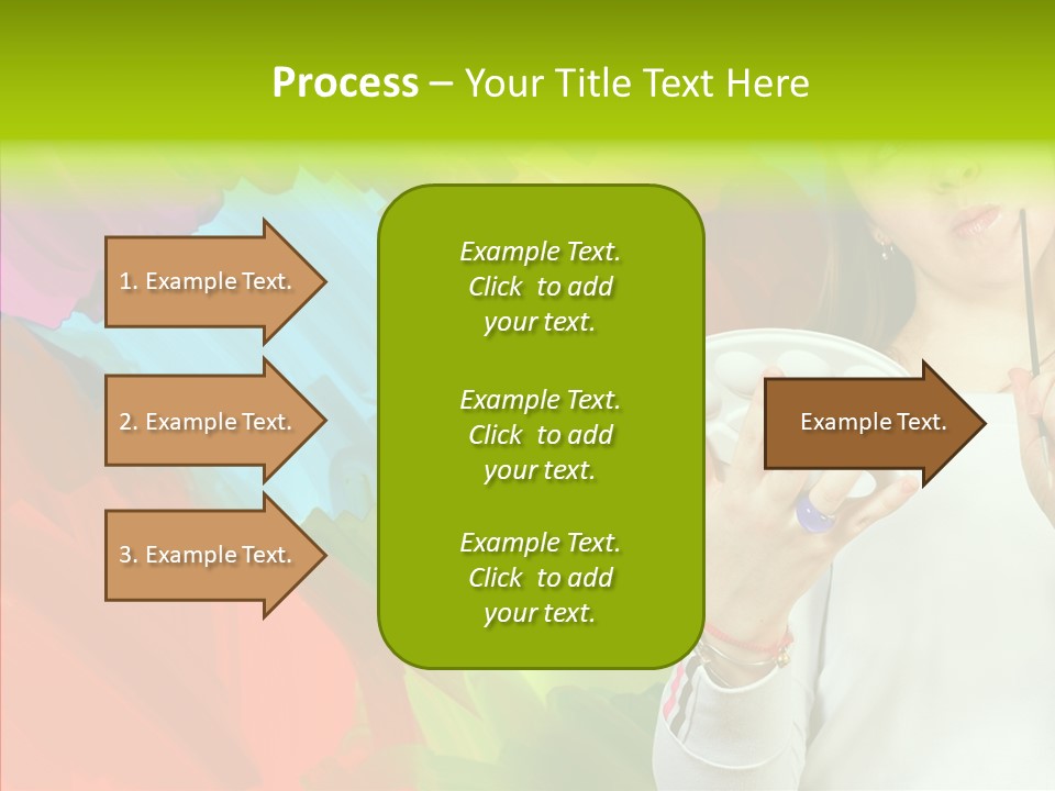 Hobby Paint Abstract PowerPoint Template