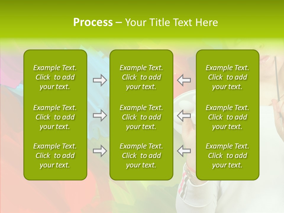 Hobby Paint Abstract PowerPoint Template