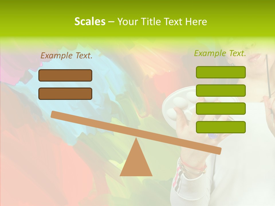 Hobby Paint Abstract PowerPoint Template