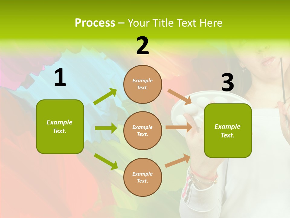 Hobby Paint Abstract PowerPoint Template