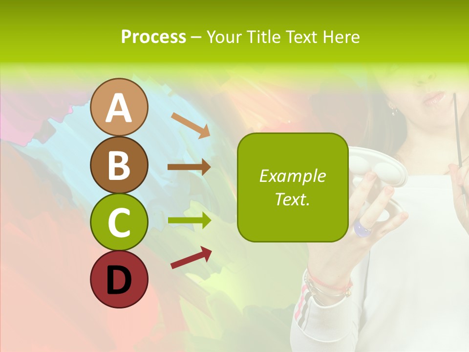 Hobby Paint Abstract PowerPoint Template