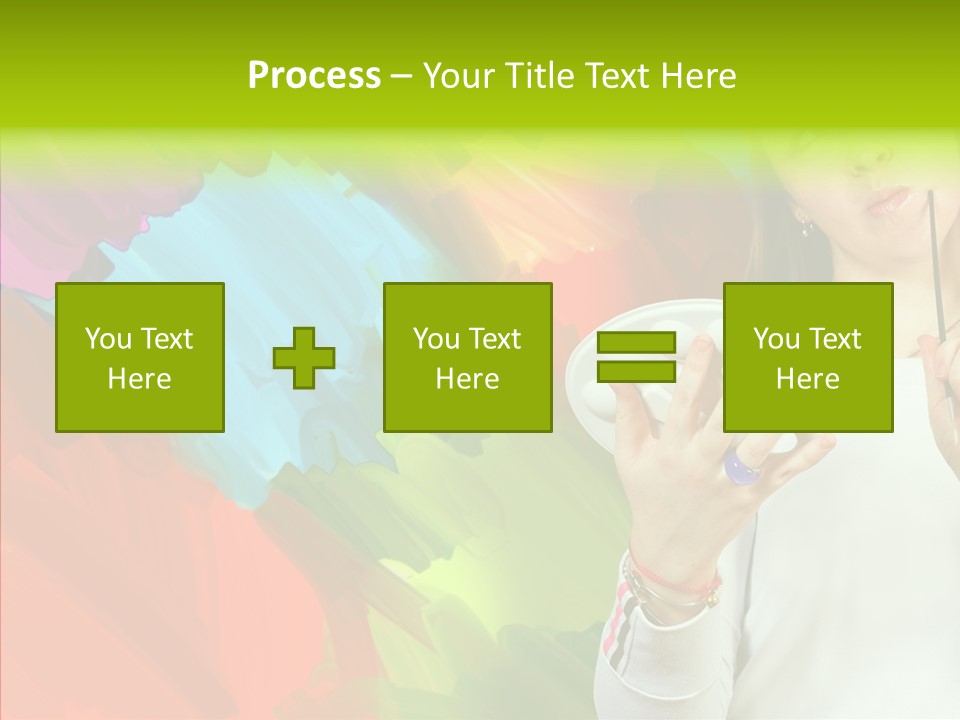 Hobby Paint Abstract PowerPoint Template