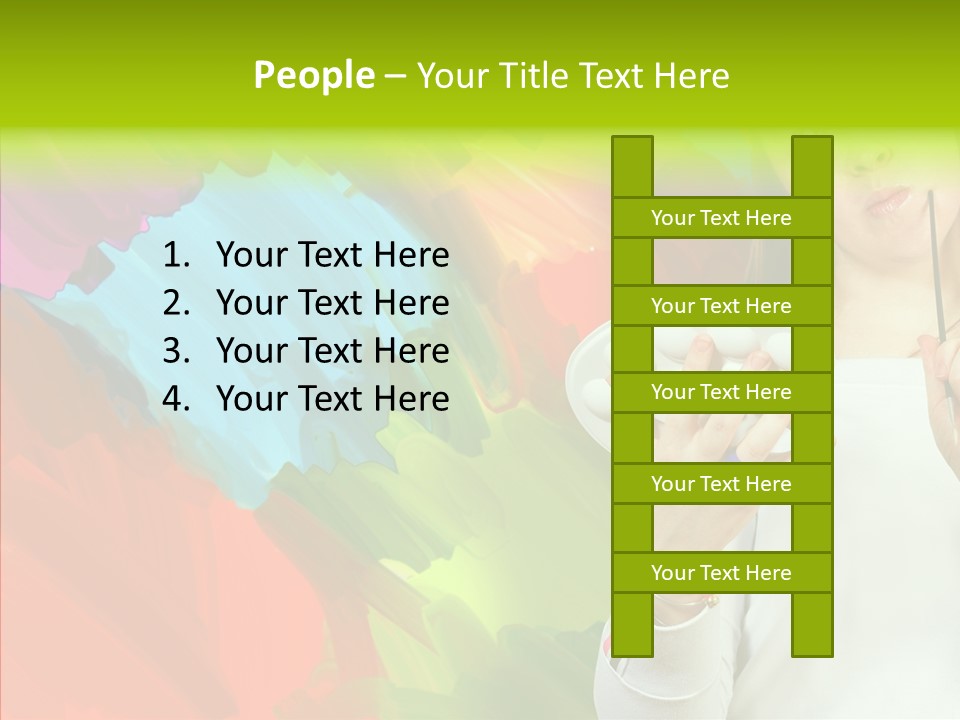 Hobby Paint Abstract PowerPoint Template