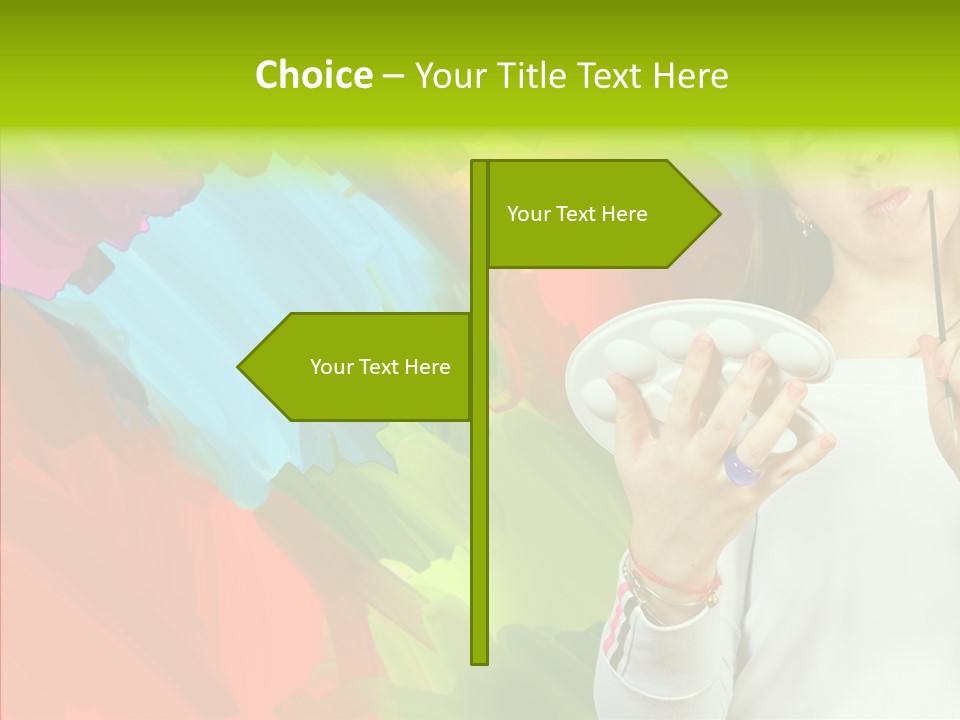 Hobby Paint Abstract PowerPoint Template