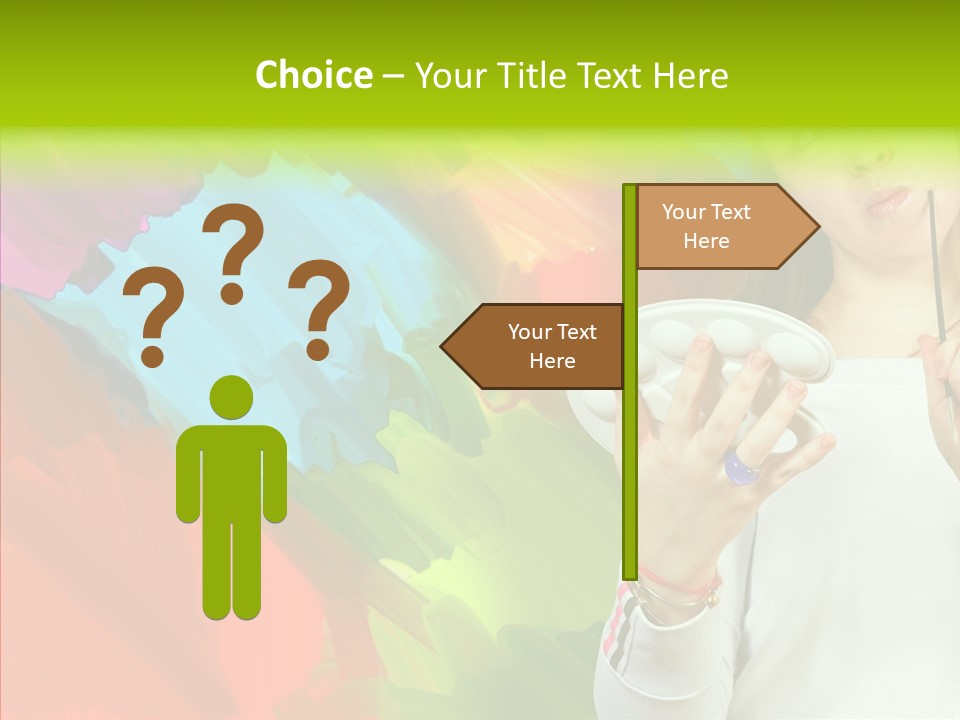Hobby Paint Abstract PowerPoint Template