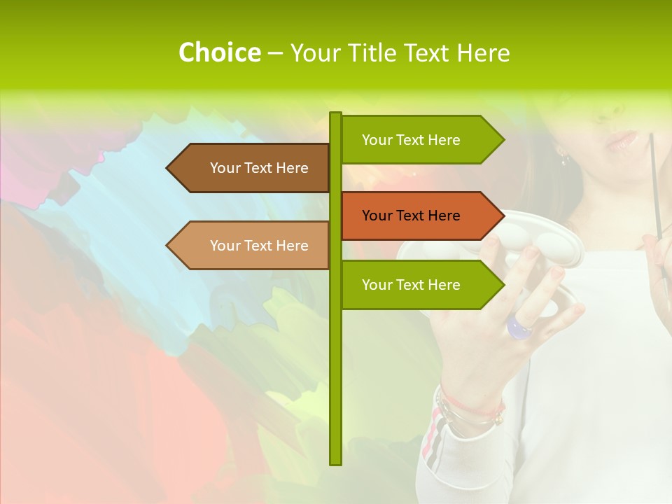 Hobby Paint Abstract PowerPoint Template
