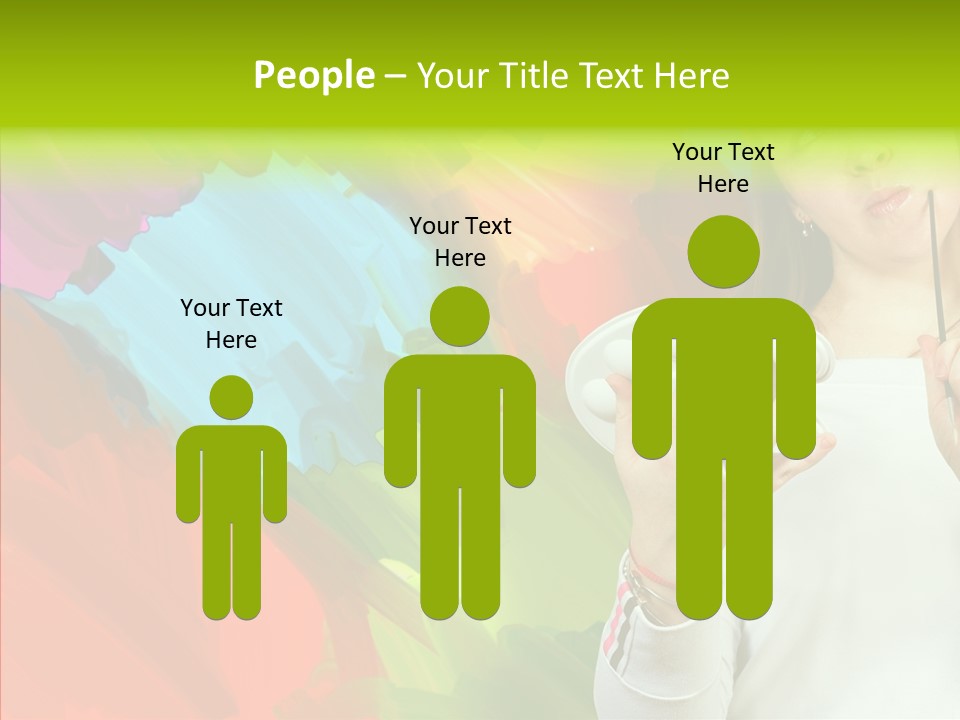 Hobby Paint Abstract PowerPoint Template