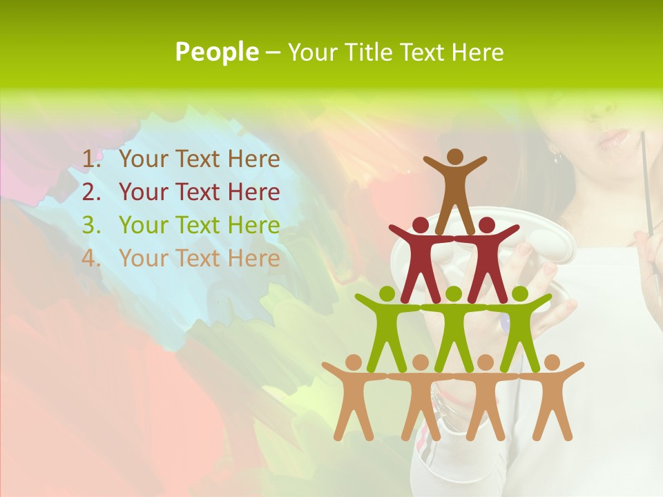 Hobby Paint Abstract PowerPoint Template