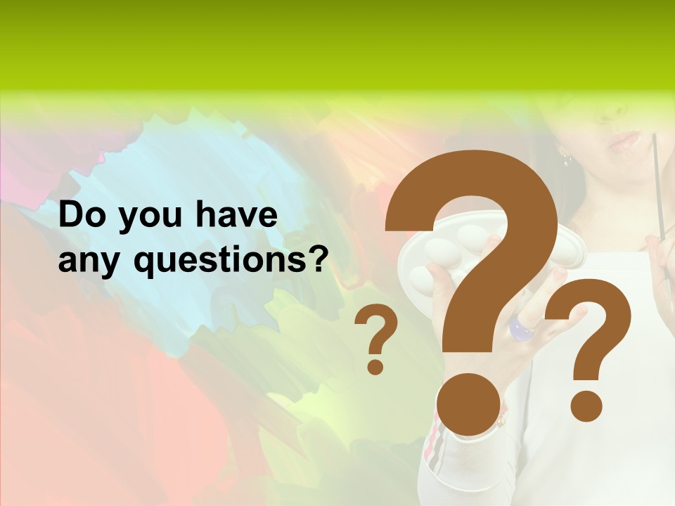 Hobby Paint Abstract PowerPoint Template