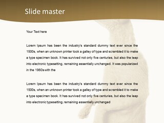 Cat Pet Inquisitive PowerPoint Template