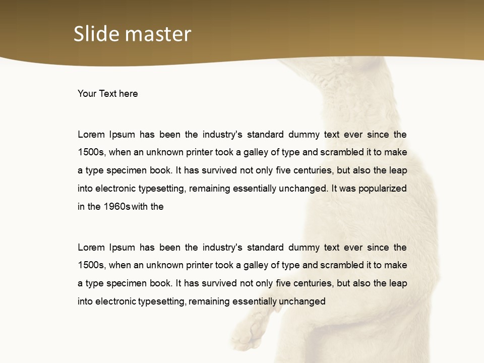 Cat Pet Inquisitive PowerPoint Template