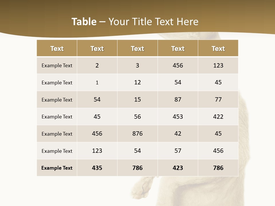 Cat Pet Inquisitive PowerPoint Template