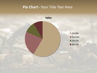 Scrap Corrosion Pieces PowerPoint Template