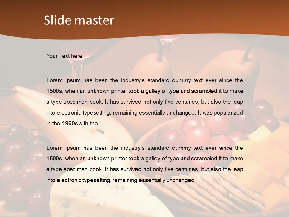 Life Alcohol Painting PowerPoint Template