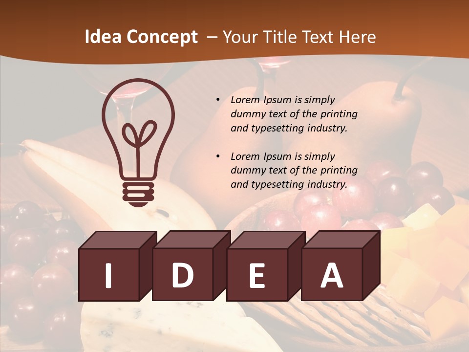 Life Alcohol Painting PowerPoint Template