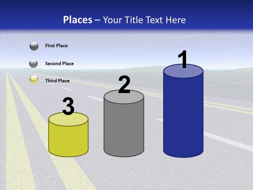 Lane Long Driving PowerPoint Template