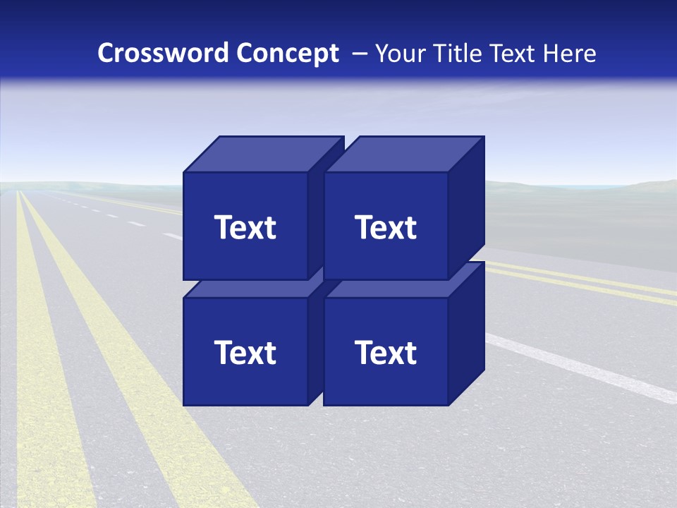Lane Long Driving PowerPoint Template