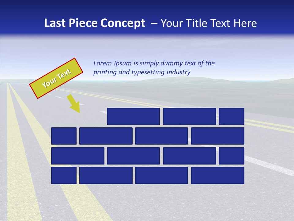 Lane Long Driving PowerPoint Template