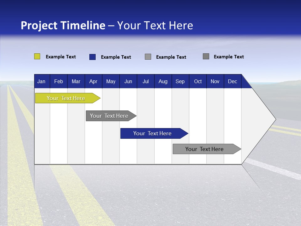 Lane Long Driving PowerPoint Template