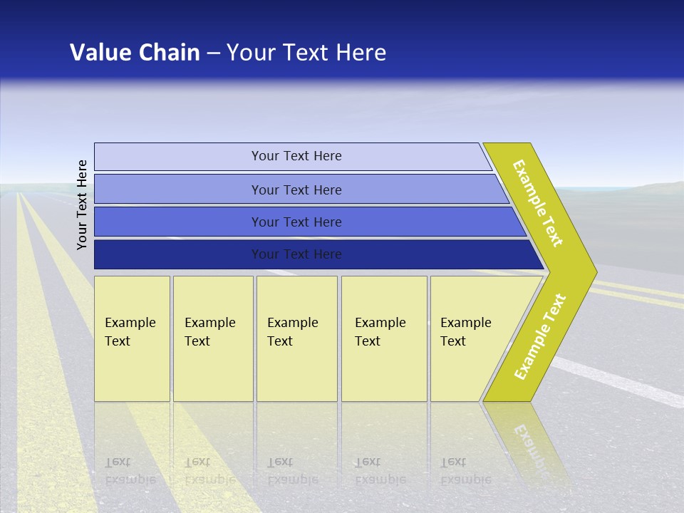 Lane Long Driving PowerPoint Template