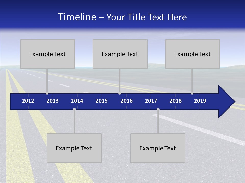 Lane Long Driving PowerPoint Template