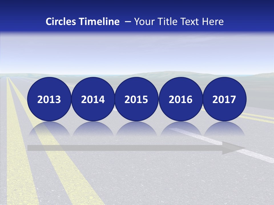 Lane Long Driving PowerPoint Template